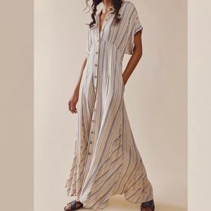 Free People Maxi Striped Dress - Perfect for Brunch/Showers - Never Worn